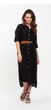 Afbeelding in Gallery-weergave laden, LÉA & LUC - Long shirt dresses in 100% Linen REF. 1484: White / Unique