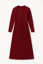 Afbeelding in Gallery-weergave laden, Touché Privé EU - KNITWEAR DRESS: Burgundy / Standart