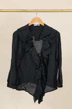 Afbeelding in Gallery-weergave laden, LÉA & LUC - Linen Ruffled Shirt REF. 12186: Beige