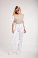 Afbeelding in Gallery-weergave laden, Toxik3 - Jean droit long taille haute - Ricky: Blanc