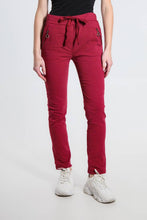 Afbeelding in Gallery-weergave laden, TINA Stephens Italy/Tees By Tina - Riley Zipper Pocket Pant (PL151): 100 White