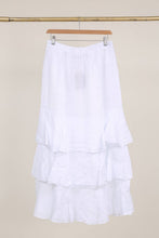 Afbeelding in Gallery-weergave laden, LÉA & LUC - Linen Skirt REF. 80420: White