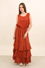 Afbeelding in Gallery-weergave laden, LÉA & LUC - Linen Skirt REF. 80420: White