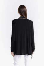 Afbeelding in Gallery-weergave laden, TINA Stephens Italy/Tees By Tina - Carla Open Cardi w/Silk Trim (CLS201): 672 Fuchsia