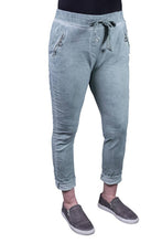 Afbeelding in Gallery-weergave laden, TINA Stephens Italy/Tees By Tina - Riley Zipper Pocket Pant (PL151): 100 White