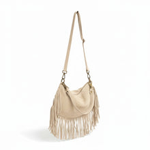 Afbeelding in Gallery-weergave laden, ZEEN - PAKA leather bag – BEIGE – Made in Italy