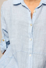 Afbeelding in Gallery-weergave laden, LÉA & LUC - Long shirt dresses in 100% Linen REF. 1484: Tabaco / Unique