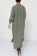 Afbeelding in Gallery-weergave laden, LÉA & LUC - Long shirt dresses in 100% Linen REF. 1484: Pink / Unique