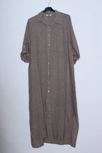 Afbeelding in Gallery-weergave laden, LÉA & LUC - Long shirt dresses in 100% Linen REF. 1484: Pink / Unique