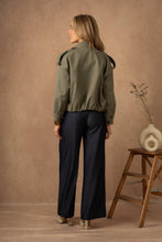 Afbeelding in Gallery-weergave laden, LULUMARY - Short trench V357: Beige / 3S/M 3M/L