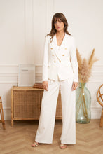 Afbeelding in Gallery-weergave laden, Attentif Paris - Fitted double-breasted blazer