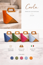 Afbeelding in Gallery-weergave laden, ZEEN - CARLA B leather bag - Made in Italy