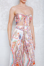 Afbeelding in Gallery-weergave laden, Her Bottari - SET_Convertible Scarf crop top and Wide pants set: ECRU