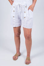 Afbeelding in Gallery-weergave laden, TINA Stephens Italy/Tees By Tina - Corey Linen Sailor Short (PS111): 230 Stone