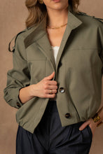 Afbeelding in Gallery-weergave laden, LULUMARY - Short trench V357: Beige / 3S/M 3M/L