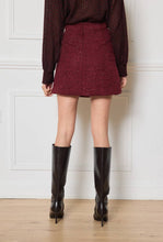 Afbeelding in Gallery-weergave laden, LULUMARY - Tweed skirt SK854: White / 2S 2M 2L
