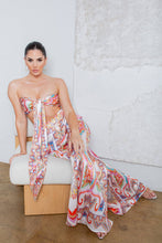 Afbeelding in Gallery-weergave laden, Her Bottari - SET_Convertible Scarf crop top and Wide pants set: ECRU