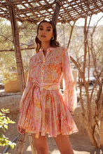 Afbeelding in Gallery-weergave laden, CHOKLATE PARIS printed in silk tencel Powder pink dress