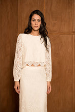 Afbeelding in Gallery-weergave laden, CHOKLATE PARIS - Guipure Lace Top Garance - 81025-1: Ecru / 1S-1M-1L