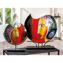 Afbeelding in Gallery-weergave laden, Gilde Handwerk Macrander GmbH & Co. KG - Cloe Round Face Vase H.48 Cm