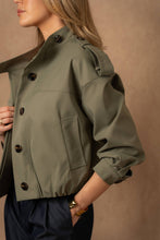 Afbeelding in Gallery-weergave laden, LULUMARY - Short trench V357: Beige / 3S/M 3M/L