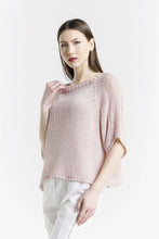 Afbeelding in Gallery-weergave laden, TINA Stephens Italy/Tees By Tina - Doris Closed Knit Ballet Sleeve Closed Knit Sweater (BQ906CK): 681 Blush / One Size