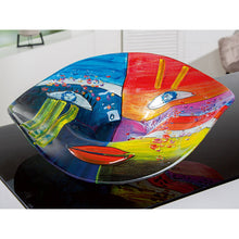 Afbeelding in Gallery-weergave laden, Gilde Handwerk Macrander GmbH & Co. KG - Round decorative bowl “Fashion blue”