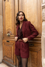 Afbeelding in Gallery-weergave laden, LULUMARY - Blazer court tweed V324: White / 2S 2M 2L