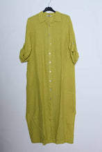 Afbeelding in Gallery-weergave laden, LÉA & LUC - Long shirt dresses in 100% Linen REF. 1484: Pink / Unique