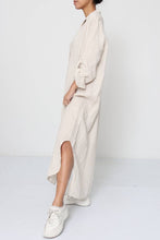 Afbeelding in Gallery-weergave laden, LÉA & LUC - Long shirt dresses in 100% Linen REF. 1484: White / Unique
