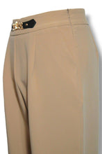 Afbeelding in Gallery-weergave laden, NINEF - Modern Fit Viscose-Blend Pants - Midnight Aura: Beige