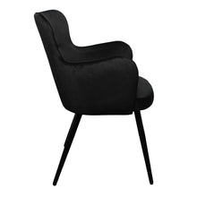 Afbeelding in Gallery-weergave laden, Pole To Pole - Wing Chair (Velvet): Sand White