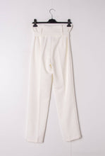 Afbeelding in Gallery-weergave laden, Afinity - Women's tailored pants A3305PT – high waist with belt: Green / Standard / S