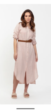 Afbeelding in Gallery-weergave laden, LÉA & LUC - Long shirt dresses in 100% Linen REF. 1484: White / Unique