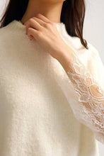 Afbeelding in Gallery-weergave laden, Q2—All Orders:Free Duties for the US,UK,and Canada - Soft Knit Sleeveless sweater with lace lining: CREAM / ONE