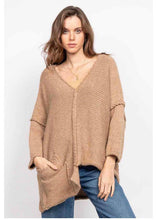 Afbeelding in Gallery-weergave laden, la maison des fibres naturelles - 60681ALPAGA sweater made in Italy: Beige
