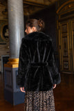 CHOKLATE PARIS - Faux fur coat with large collar - Y171