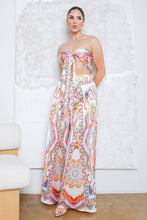 Afbeelding in Gallery-weergave laden, Her Bottari - SET_Convertible Scarf crop top and Wide pants set: ECRU
