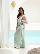 Afbeelding in Gallery-weergave laden, Bijondo - Amelia rayon short mesh cardigan: Orange / One size
