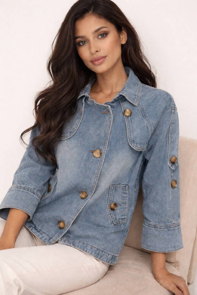 Acacia Paris - Spijkerjack met knopen URBAN CHIC - 444