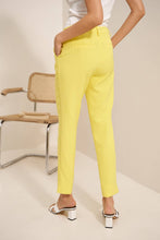Afbeelding in Gallery-weergave laden, Attentif Paris - [Timeless] High-waisted cigarette pants: Yellow / Sx1 Mx1 Lx1 XLx1
