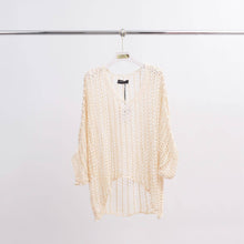 Afbeelding in Gallery-weergave laden, Cecile Wang - crochet knit sweater

