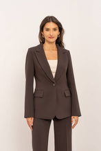 Afbeelding in Gallery-weergave laden, Attentif Paris - [Aura] Women&#39;s fitted blazer: Bordeaux / Sx1 Mx1 Lx1 XLx1

