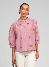Afbeelding in Gallery-weergave laden, An'ge - SAYONNE striped BLOUSE: XL
