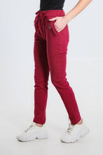 Afbeelding in Gallery-weergave laden, TINA Stephens Italy/Tees By Tina - Riley Zipper Pocket Pant (PL151): 100 White
