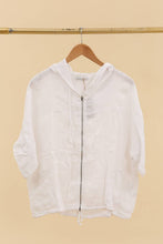Afbeelding in Gallery-weergave laden, linen zip-up jacket with hood
