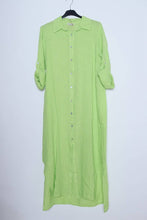 Afbeelding in Gallery-weergave laden, LÉA &amp; LUC - Long shirt dresses in 100% Linen REF. 1484: White / Unique
