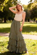 Afbeelding in Gallery-weergave laden, LÉA &amp; LUC - Linen Skirt REF. 80420: Pink
