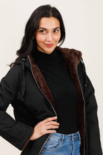 Afbeelding in Gallery-weergave laden, Attrait Paris - Long hooded parka, reversible fur (Copy): Beige
