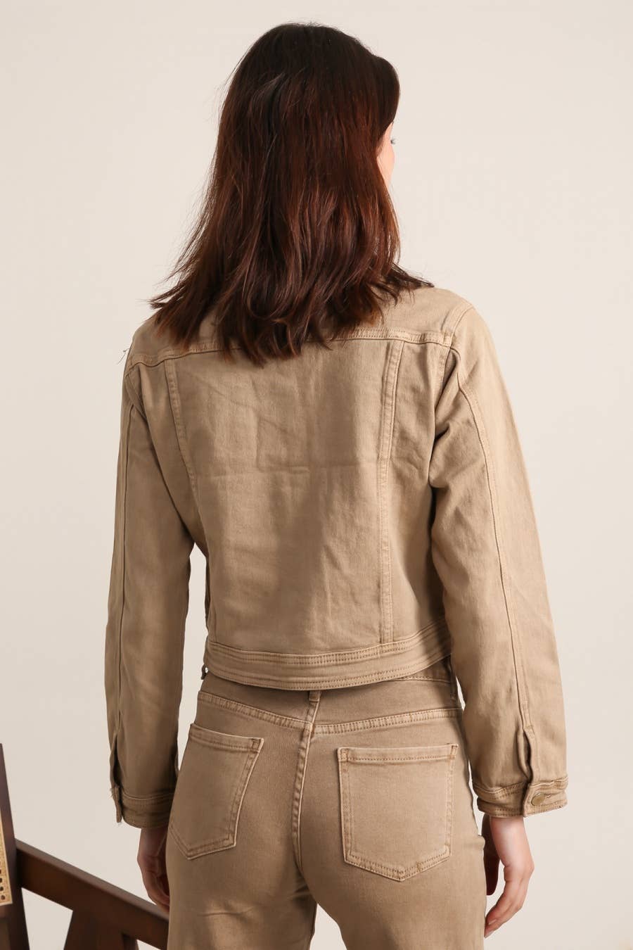 Vivid - Denim jacket color: Khaki / 2XL